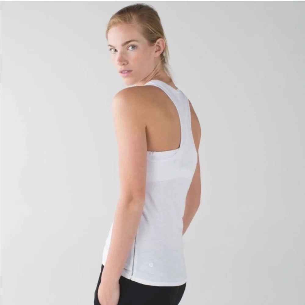 Lululemon Superb Tank Top With Design on Side Seam